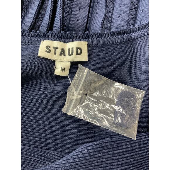 Staud 'Ellen' Blue Viscose Top Size M - Picture 4 of 6